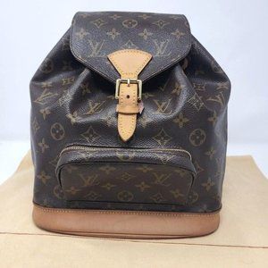 Authentic Louis Vuitton Montsouris MM Backpack